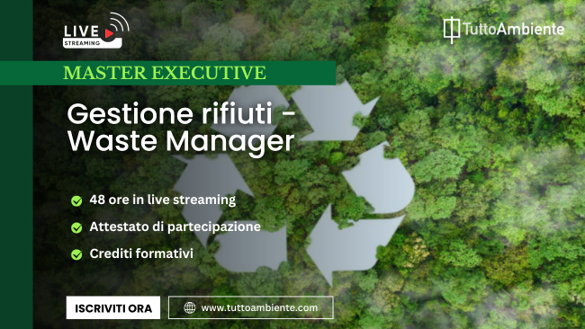 Master Gestione Rifiuti - Waste Manager